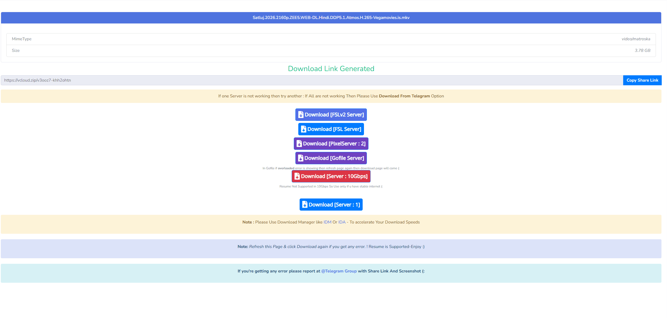 Start Direct High-Speed Download